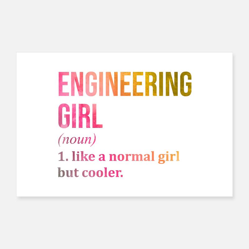 Engineering Poster 24" x 16" (60x40 cm)