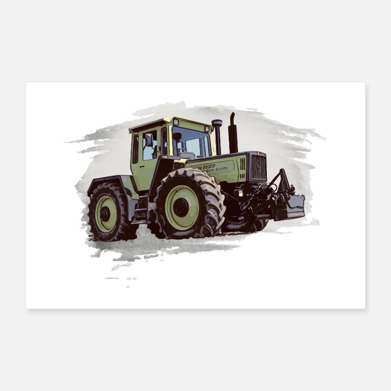 MB-trac 1300 avec poids Poster 60 x 40 cm
