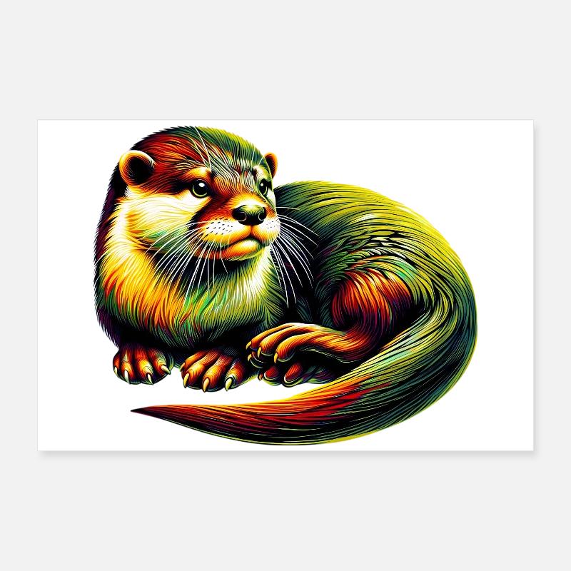 Otter Poster 24" x 16" (60x40 cm)
