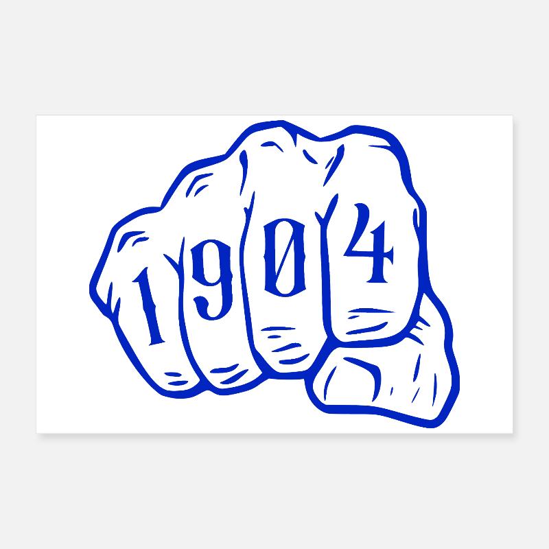 Ruhrpott Real Gelsenkircheners since 1904 Poster 24" x 16" (60x40 cm)