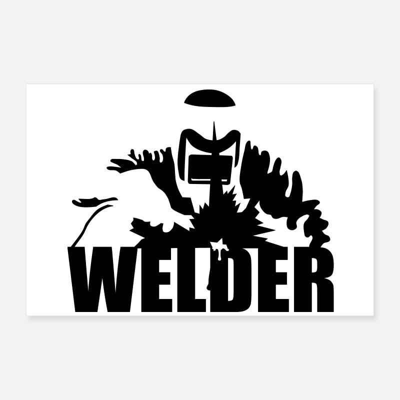soudeur Poster 60 x 40 cm