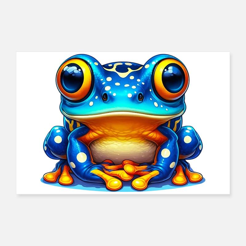 Frog Poster 24" x 16" (60x40 cm)