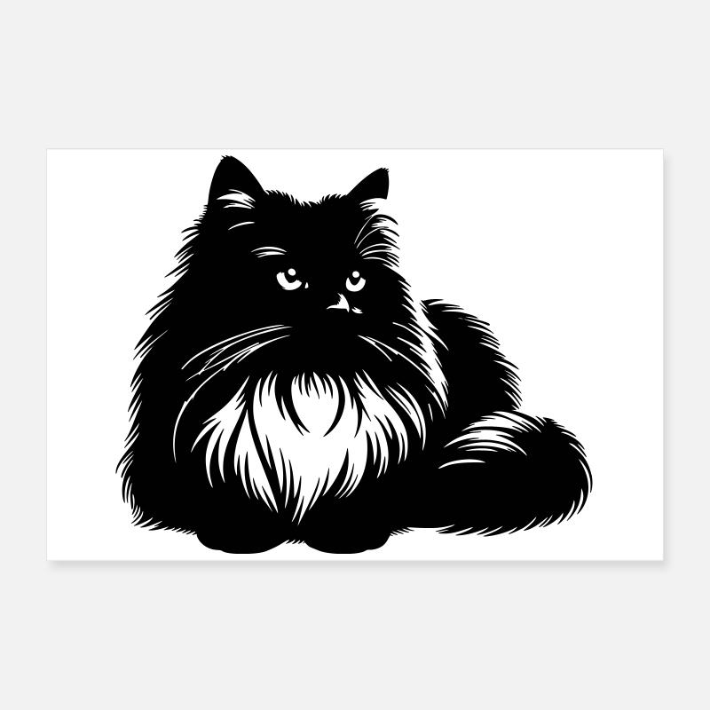 Ragdoll Katze Poster 60x40 cm
