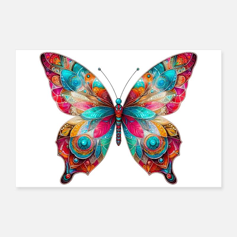 Papillon Poster 60 x 40 cm