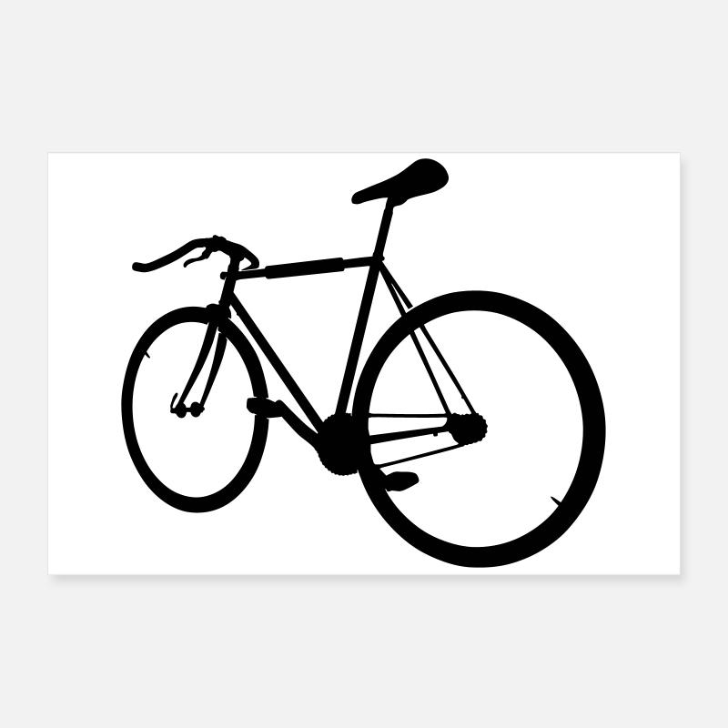 Vélo hipster Poster 60 x 40 cm