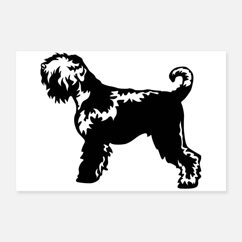 Terrier russe Poster 60 x 40 cm