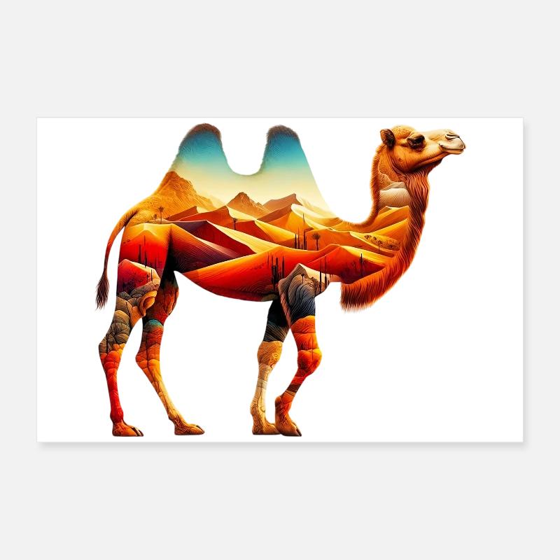 Camel Poster 24" x 16" (60x40 cm)