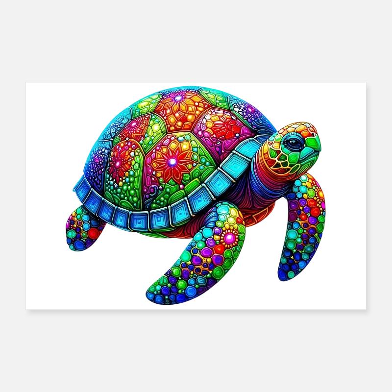 Turtle Poster 24" x 16" (60x40 cm)
