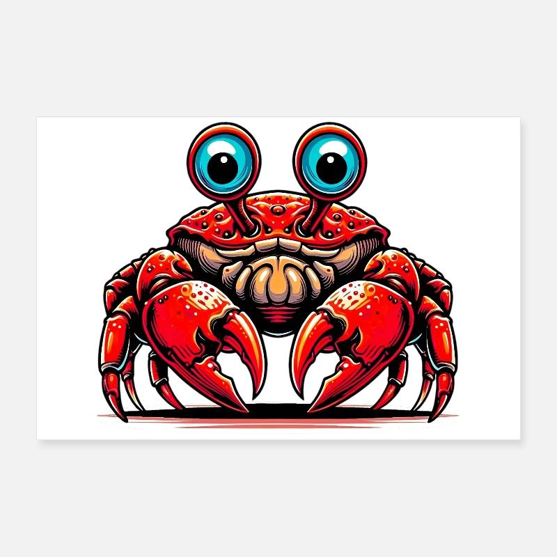 Krabbe Poster 60x40 cm