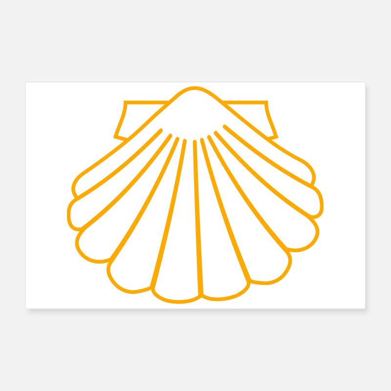 Coquilles Saint-Jacques Poster 60 x 40 cm