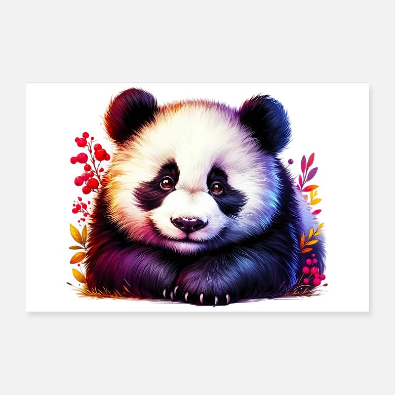 Panda Poster 24" x 16" (60x40 cm)