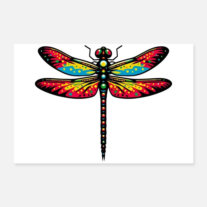 Libelle Poster 60x40 cm