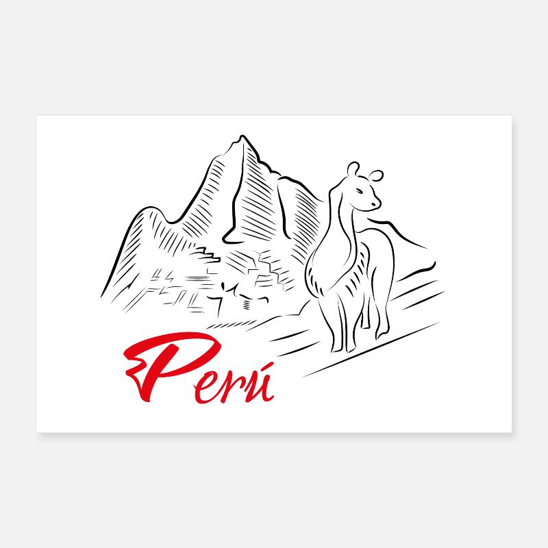 Machu Picchu - Pérou Poster 60 x 40 cm