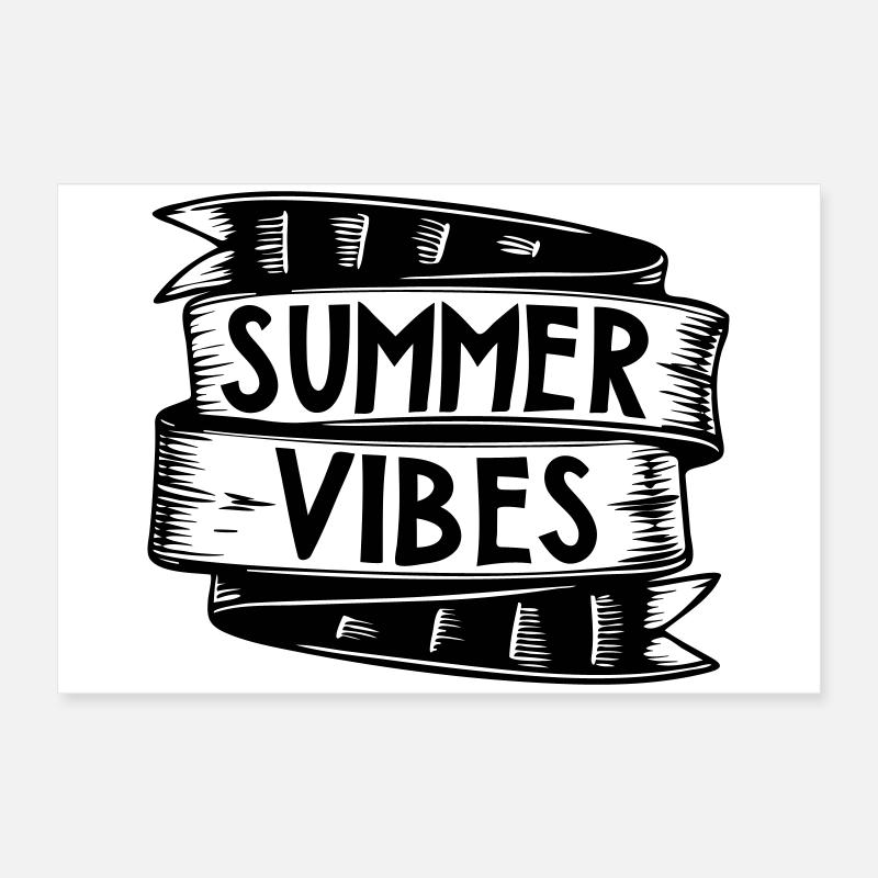 summer vibes | Vector graphic Poster 60x40 cm