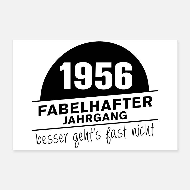 Fabulous vintage born in 1956 Poster 24" x 16" (60x40 cm)