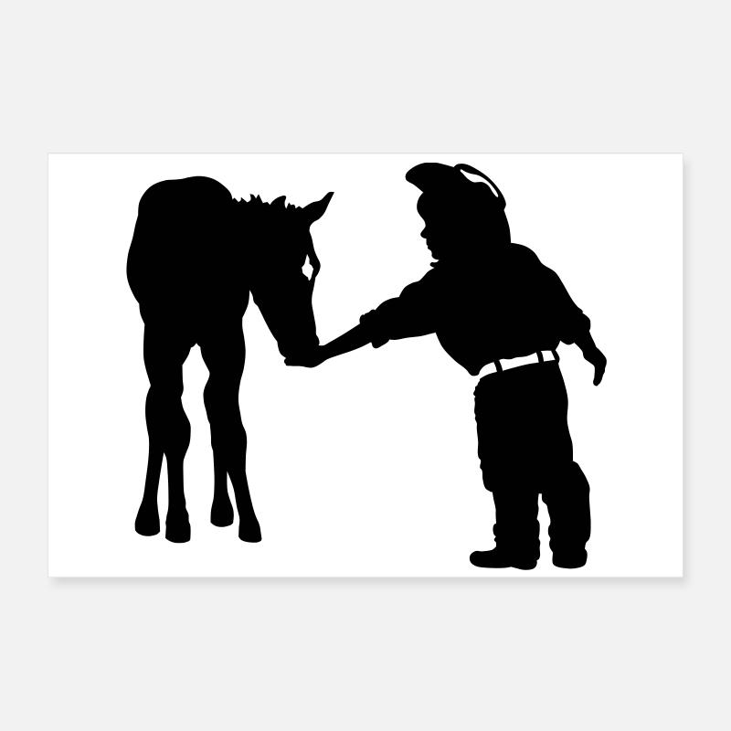 Cowboy Poster 24" x 16" (60x40 cm)