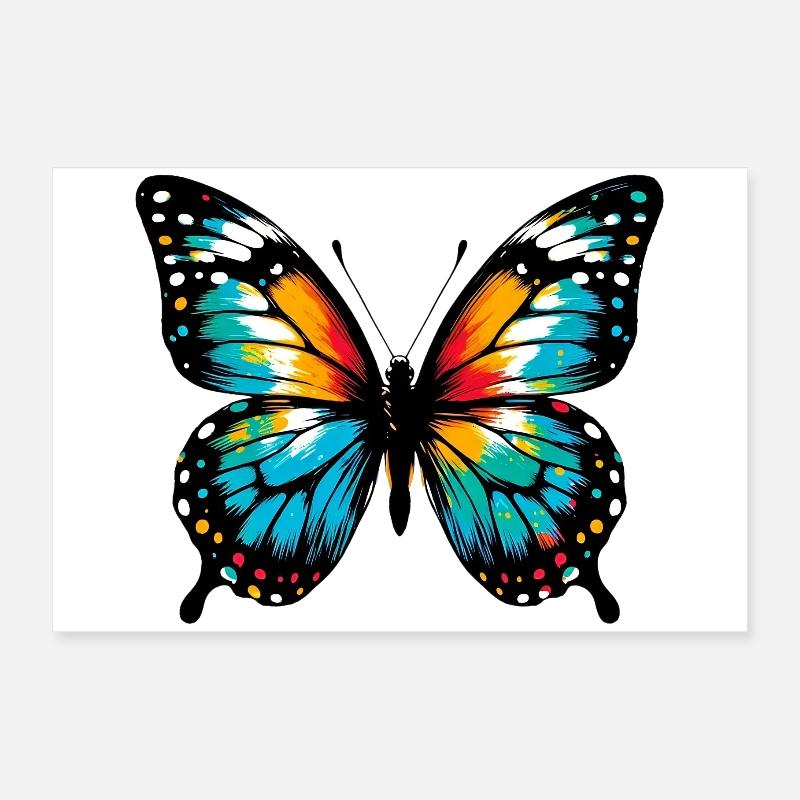 Papillon Poster 60 x 40 cm