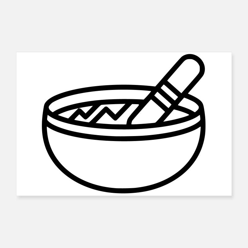 Singing Bowl Tibet Meditation Poster 24" x 16" (60x40 cm)