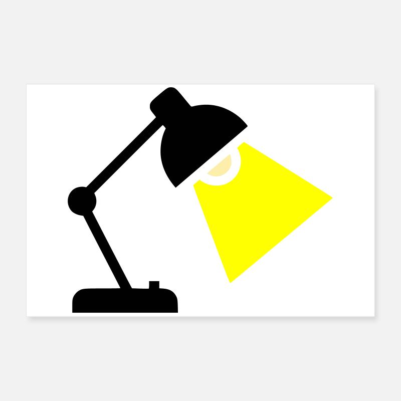 Idée de lampe de bureau Poster 60 x 40 cm