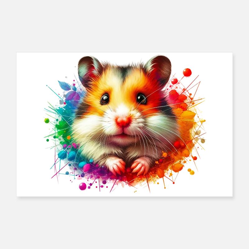 Hamster Poster 60x40 cm
