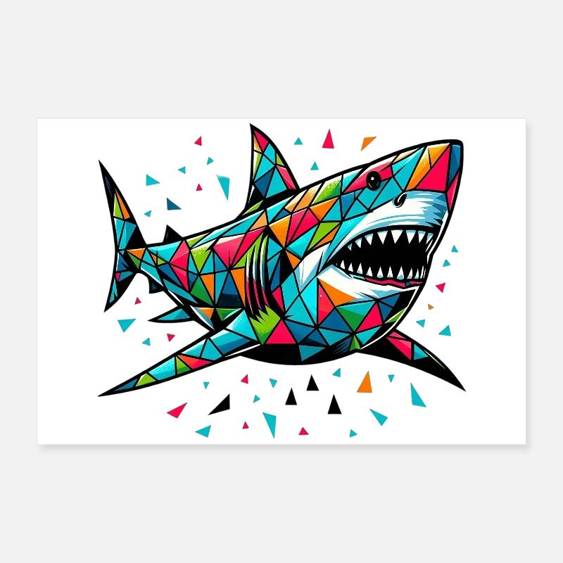Requin Poster 60 x 40 cm
