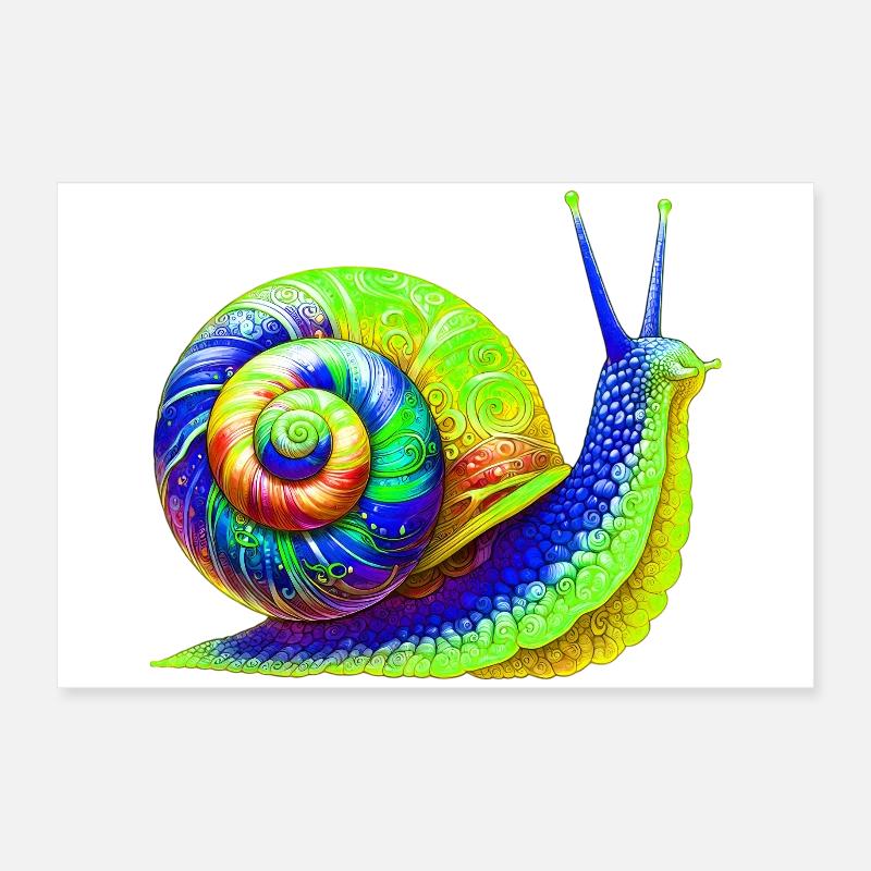 Snail Poster 24" x 16" (60x40 cm)