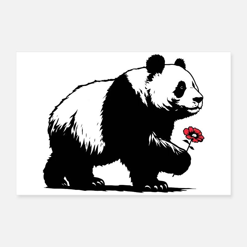 Panda Poster 60x40 cm
