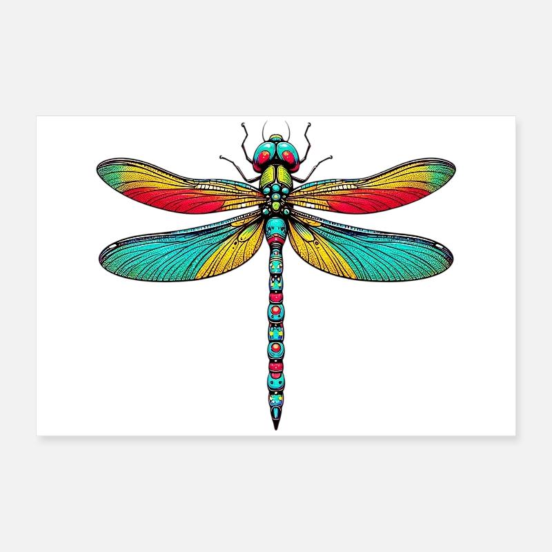 Dragonfly Poster 24" x 16" (60x40 cm)