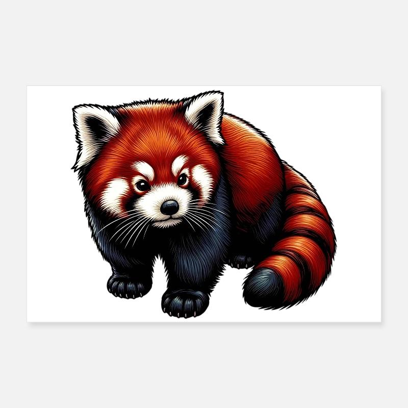 Petit panda Poster 60 x 40 cm