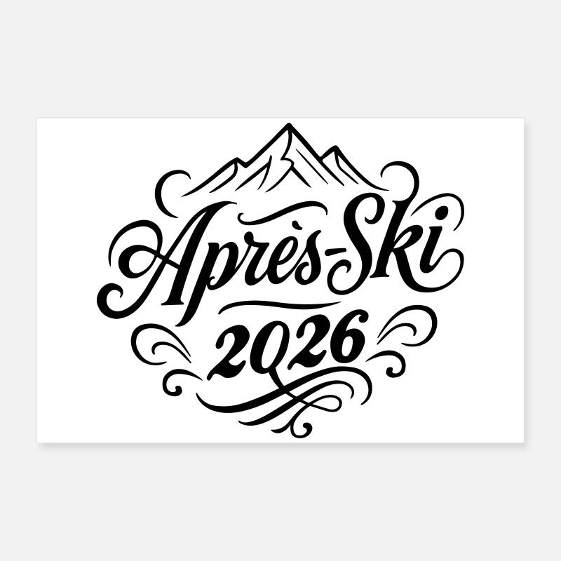 Après-ski 2026 Poster 60 x 40 cm