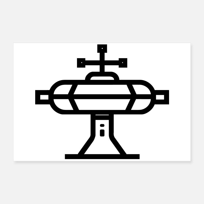 station spatiale Poster 60 x 40 cm