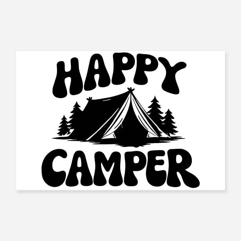 Campeur Poster 60 x 40 cm