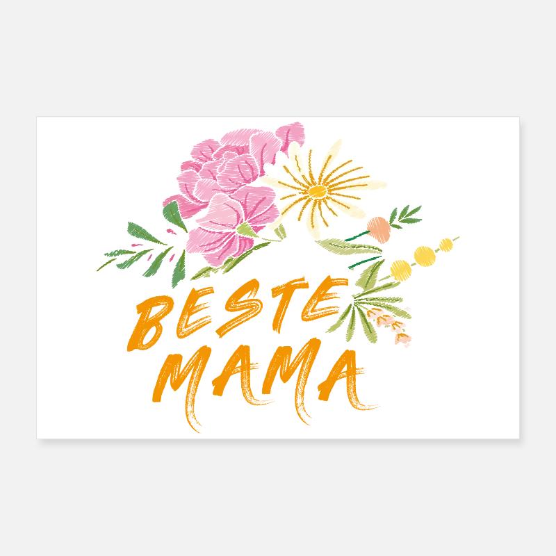 Meilleure maman Poster 60 x 40 cm