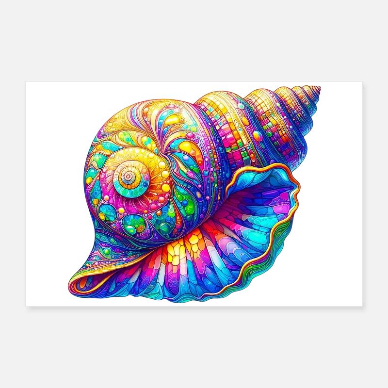 Shell Poster 24" x 16" (60x40 cm)