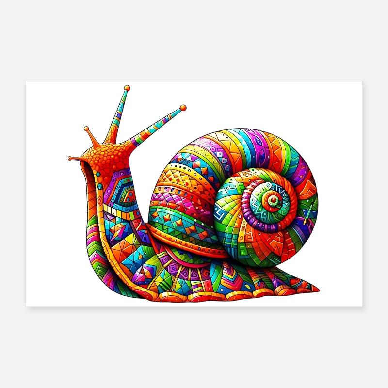 Schnecke Poster 60x40 cm