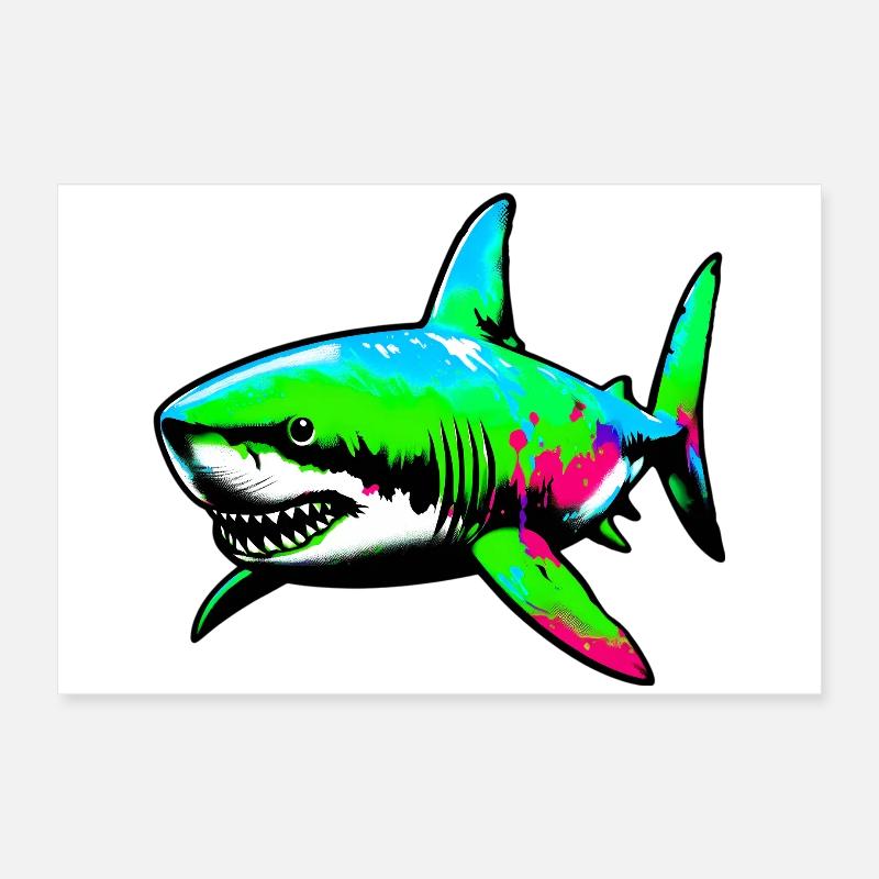 Requin Poster 60 x 40 cm