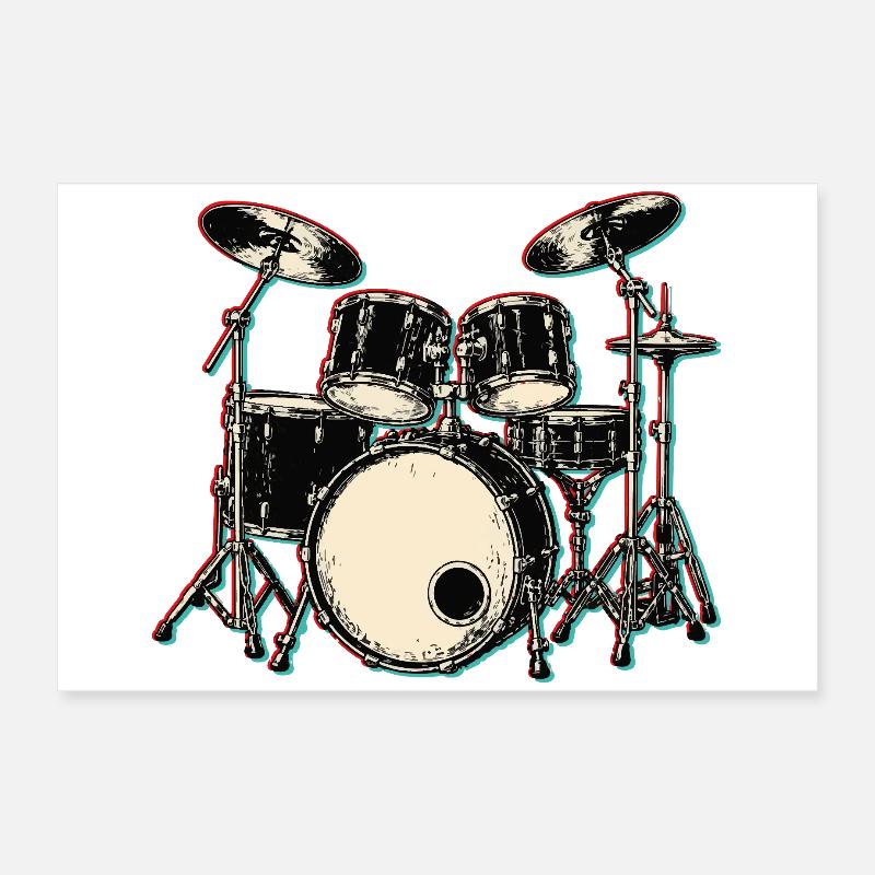 percussion Poster 60 x 40 cm