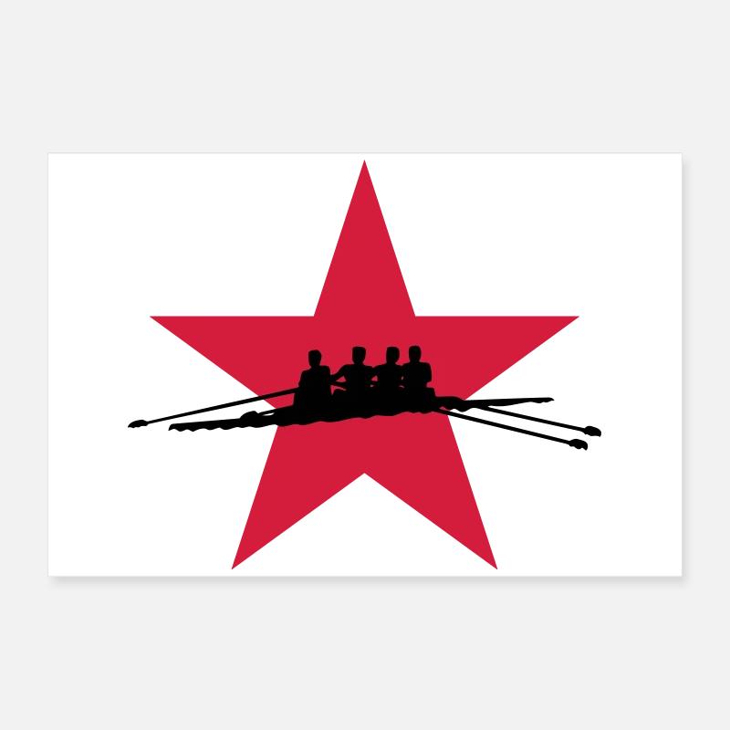 Rowing Poster 60x40 cm