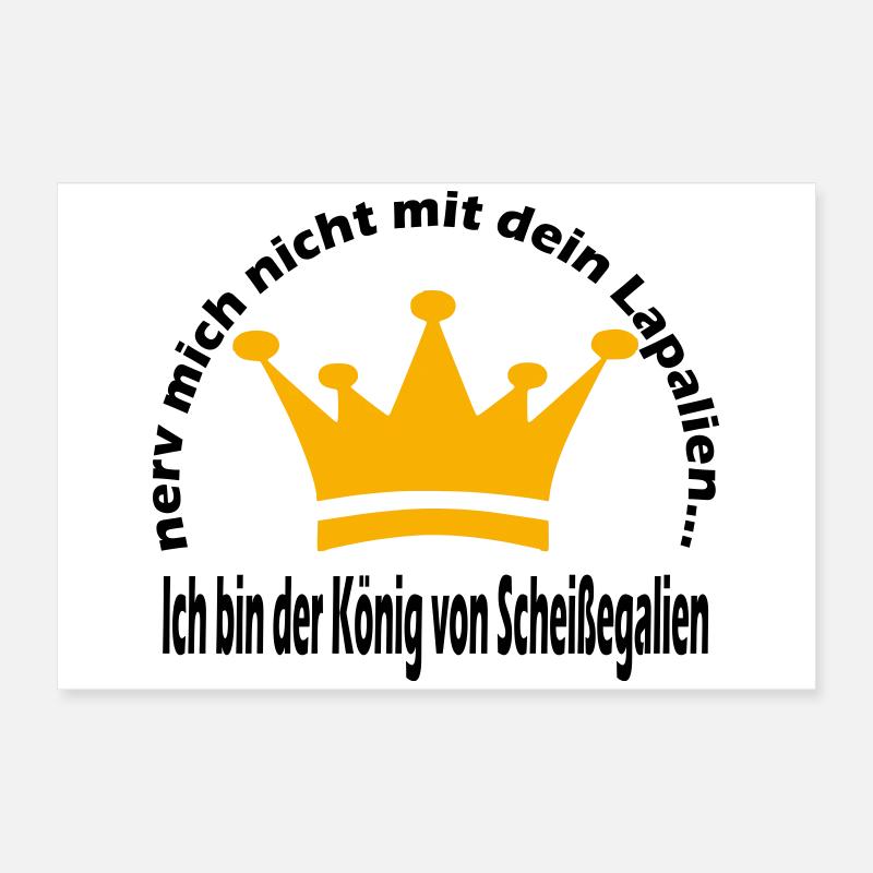 König Poster 60x40 cm