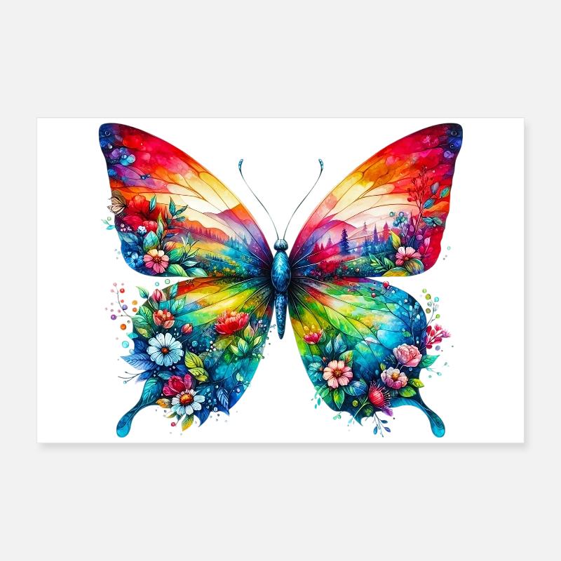 Butterfly Poster 24" x 16" (60x40 cm)