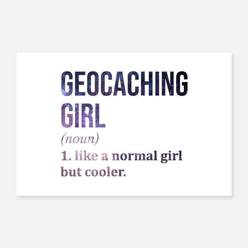 Geocaching Poster 60x40 cm