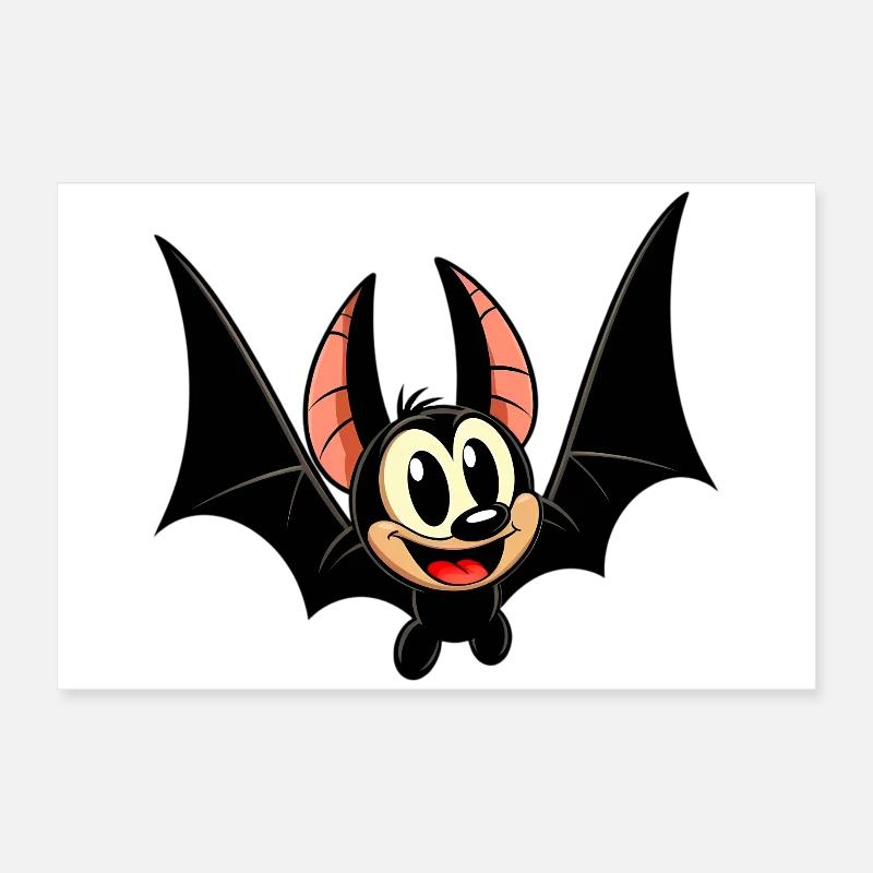Bat Poster 24" x 16" (60x40 cm)