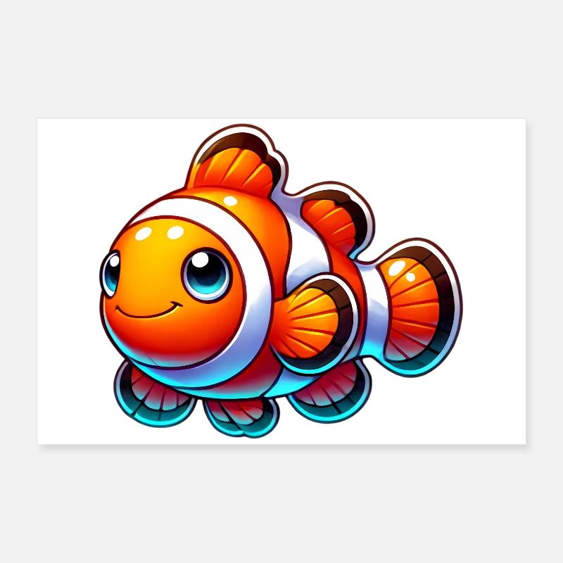 Clownfish Poster 24" x 16" (60x40 cm)