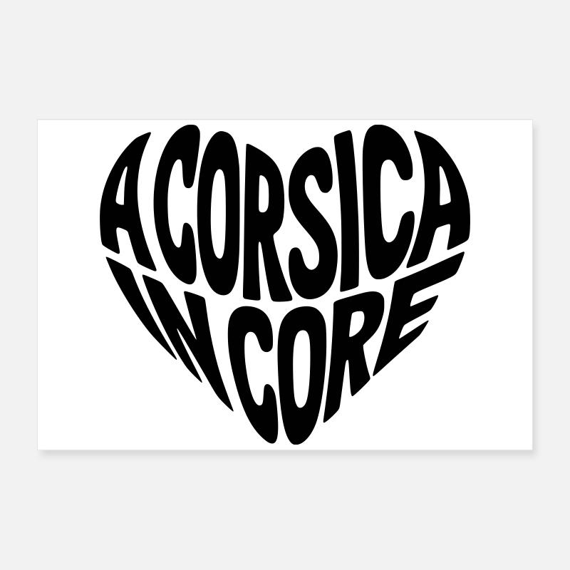 A Corsica In Core Poster 60 x 40 cm