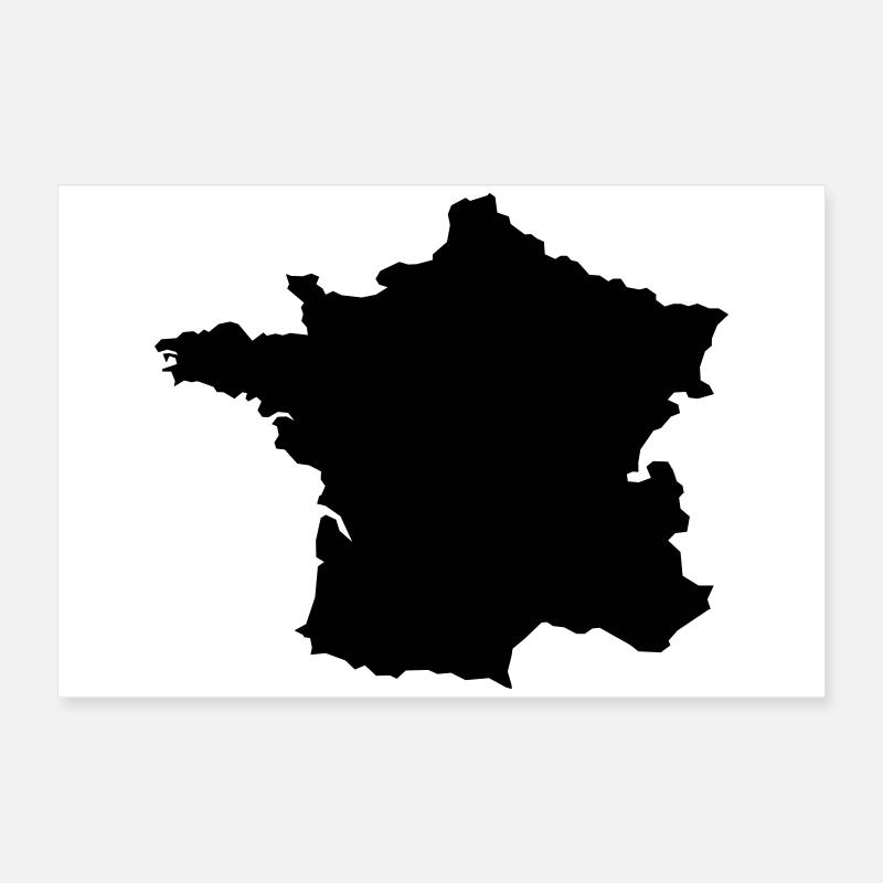 Frankreich Country Poster 60x40 cm