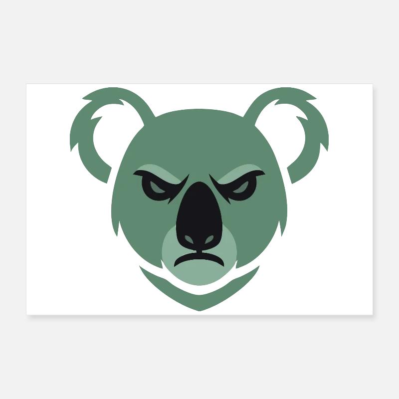 Wütender Koala Poster 60x40 cm
