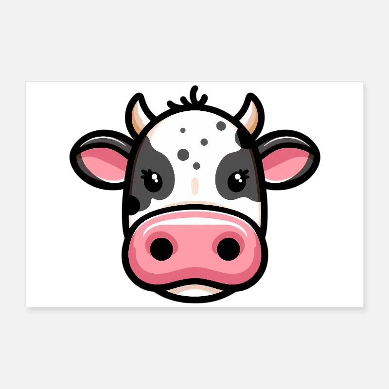 Vache Poster 60 x 40 cm