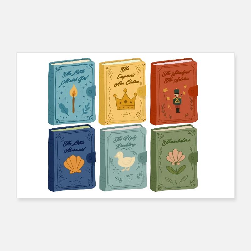 Fairy tale covers Poster 24" x 16" (60x40 cm)
