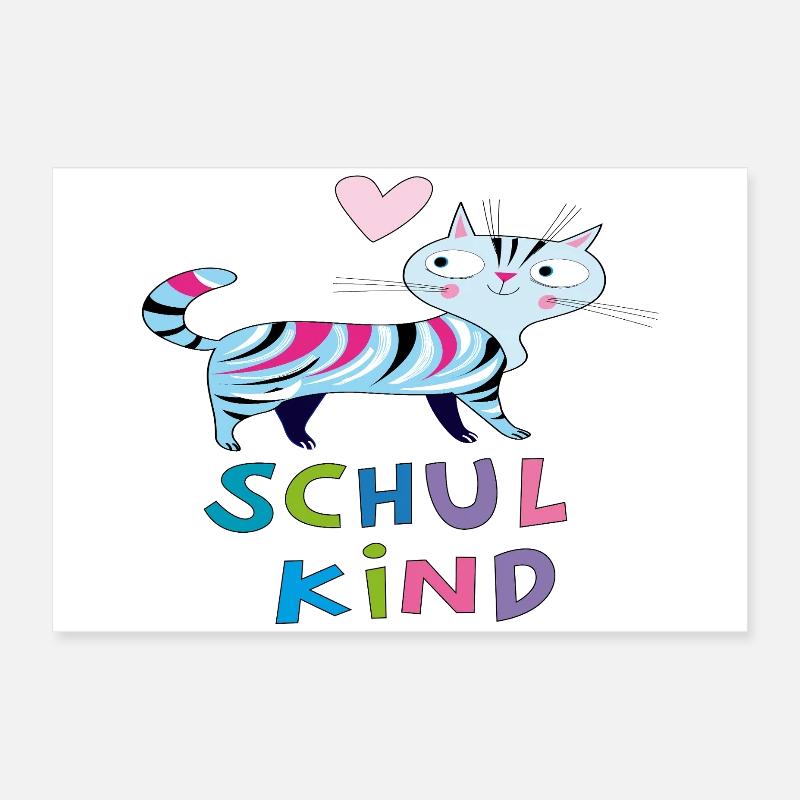 stolzes Schulkind Poster 60x40 cm