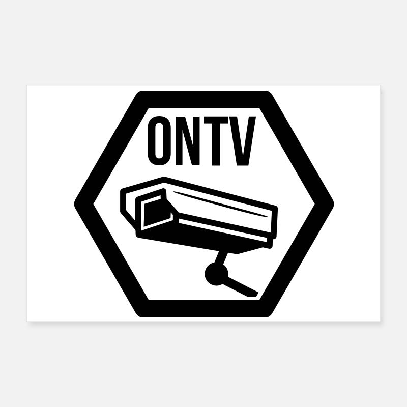 television cctv Poster 24" x 16" (60x40 cm)